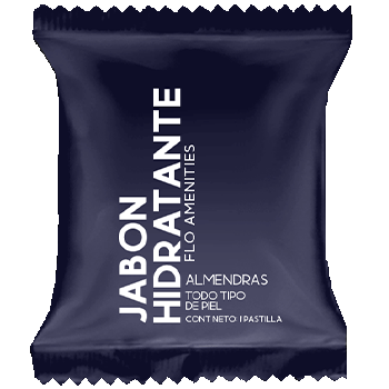 Jabon Flo Amenities® 20 Grs en Sobre Transparente Flo Amenities®. Caja con 600 piezas.